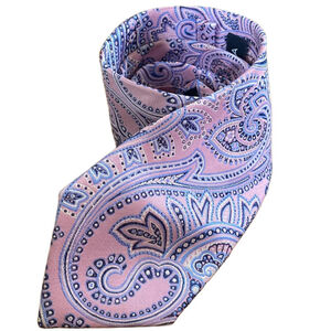 Men's Nautica Pink Blue Paisley Tie One Size